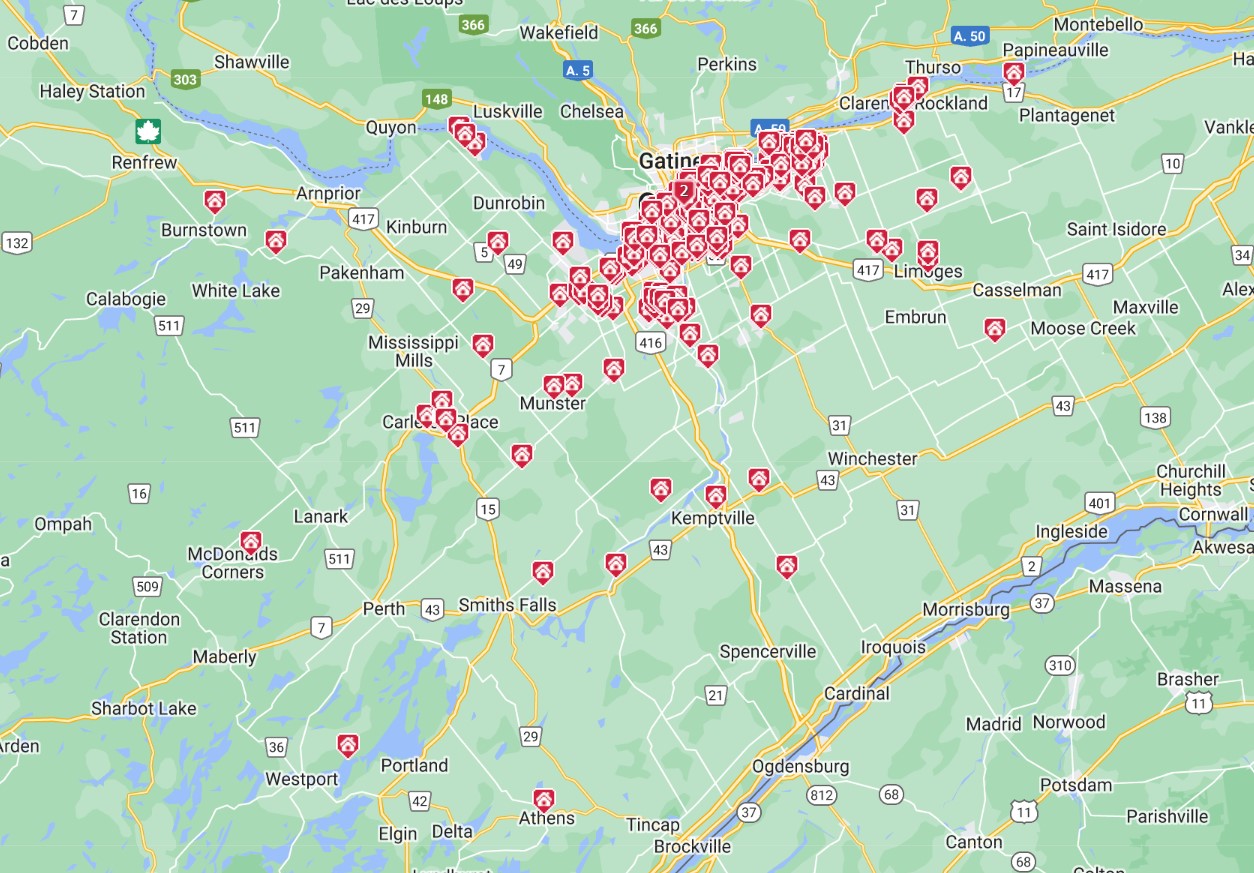 Bruce's Residential Class Transaction Map